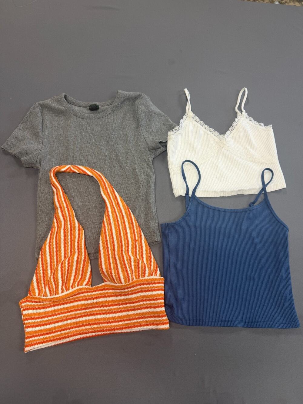 4pc Juniors Women's Crop Top Bundle SM American Eagle Wild Fable Aeropostale HM